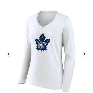 Fanatics White NHL Toronto Maple Leafs Tee NWT